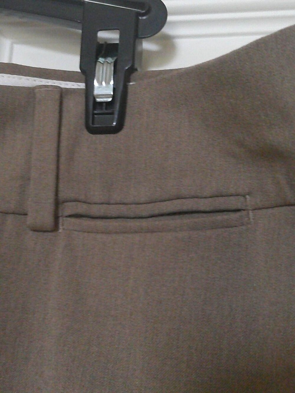 LOFT Women's Marisa Trouser Pants Light Brown Taupe Classic Career - Size 12 EUC - Picture 4 of 7